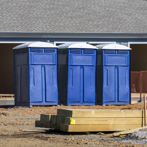 what is the cost difference between standard and deluxe portable toilet rentals in Callaghan VA